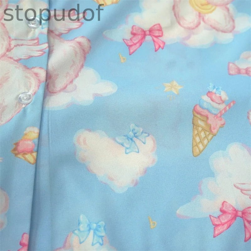 Angel Bunny Button-Up