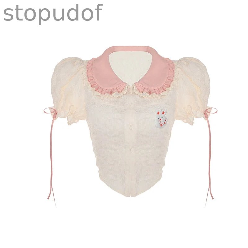 Serendipity Pink Gingham Bunny Outfit