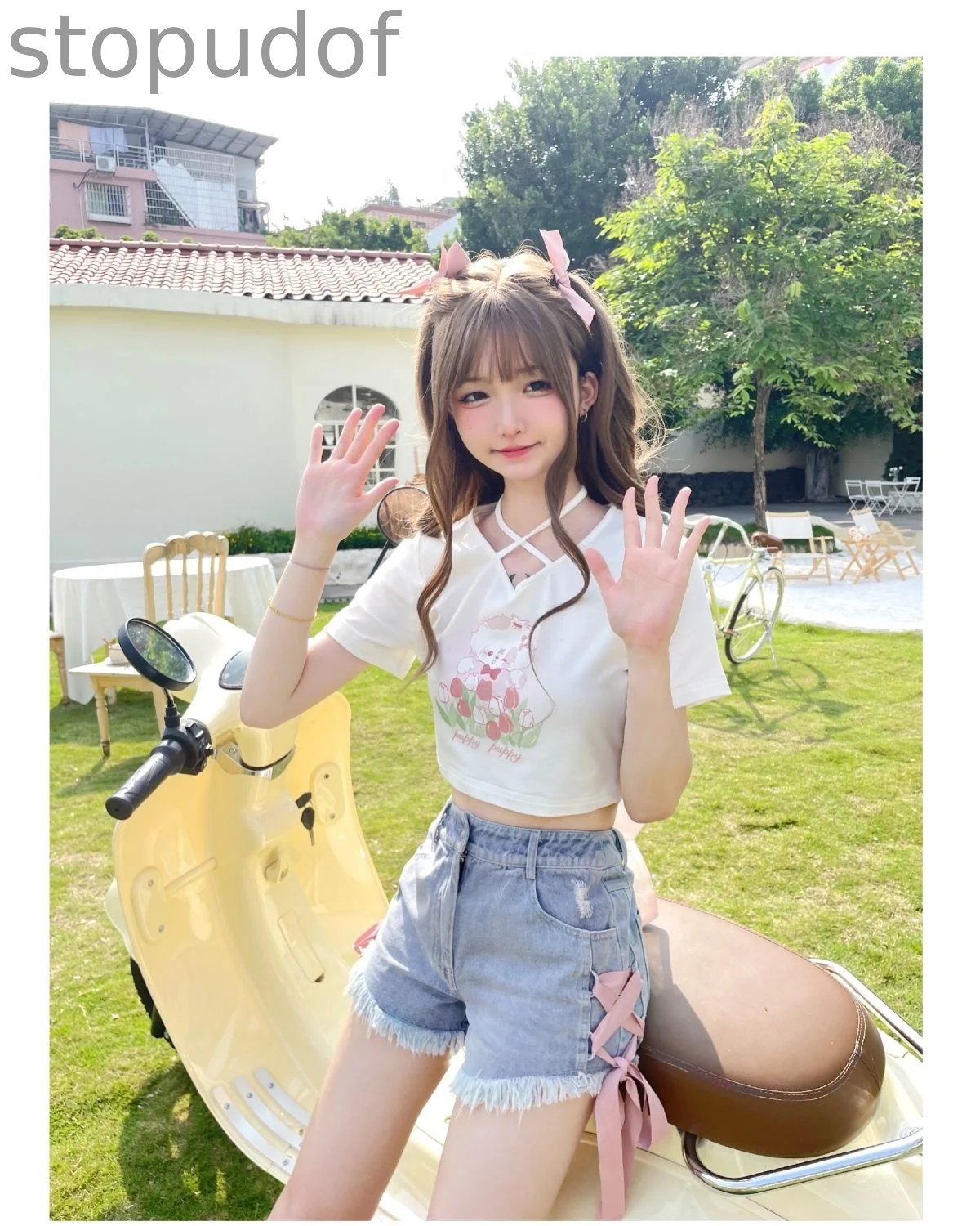 Spring Bunny Crop Top