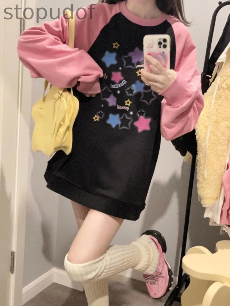 Starry Pastel Goth Sweater