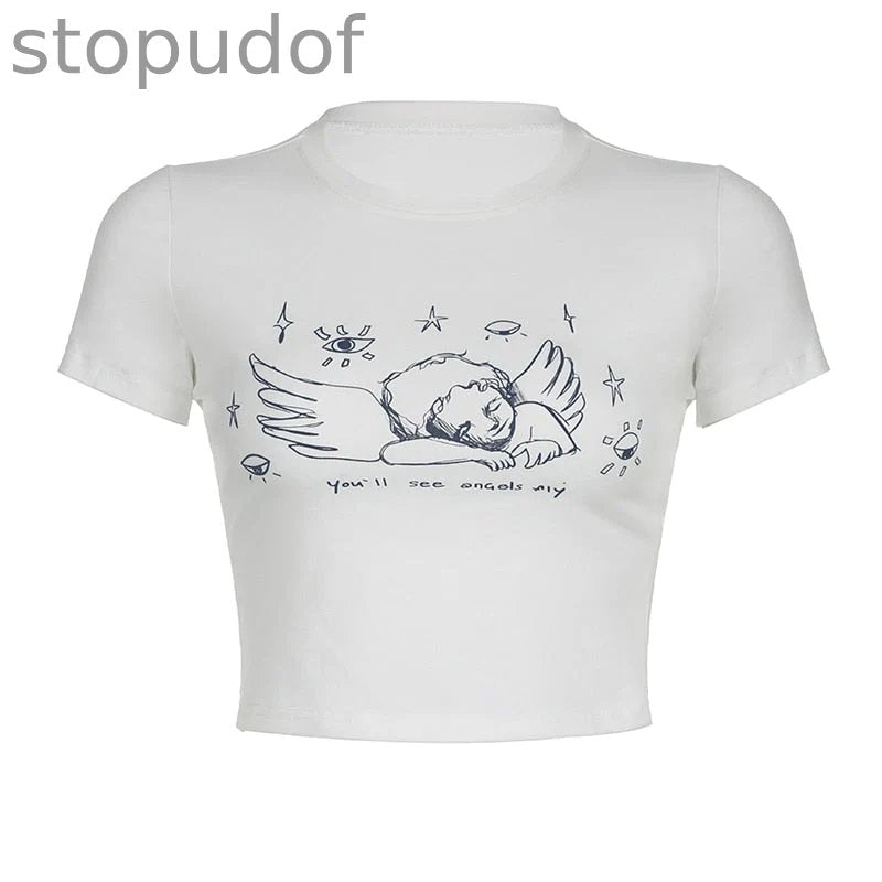 Sleepy Angel Tee