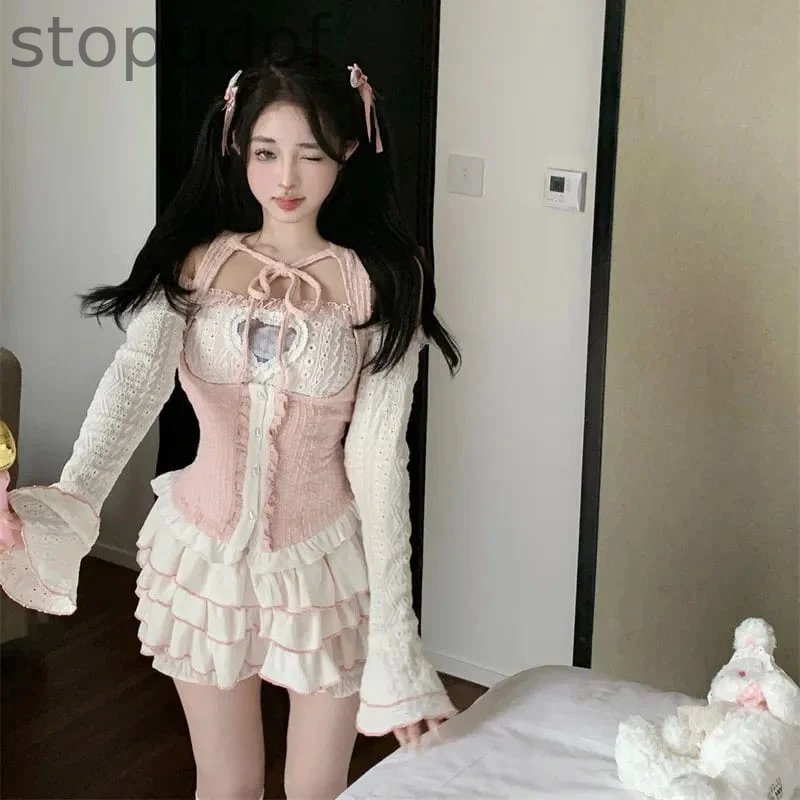 Cinched & Pretty Babydoll Outfit