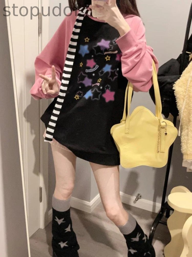 Starry Pastel Goth Sweater