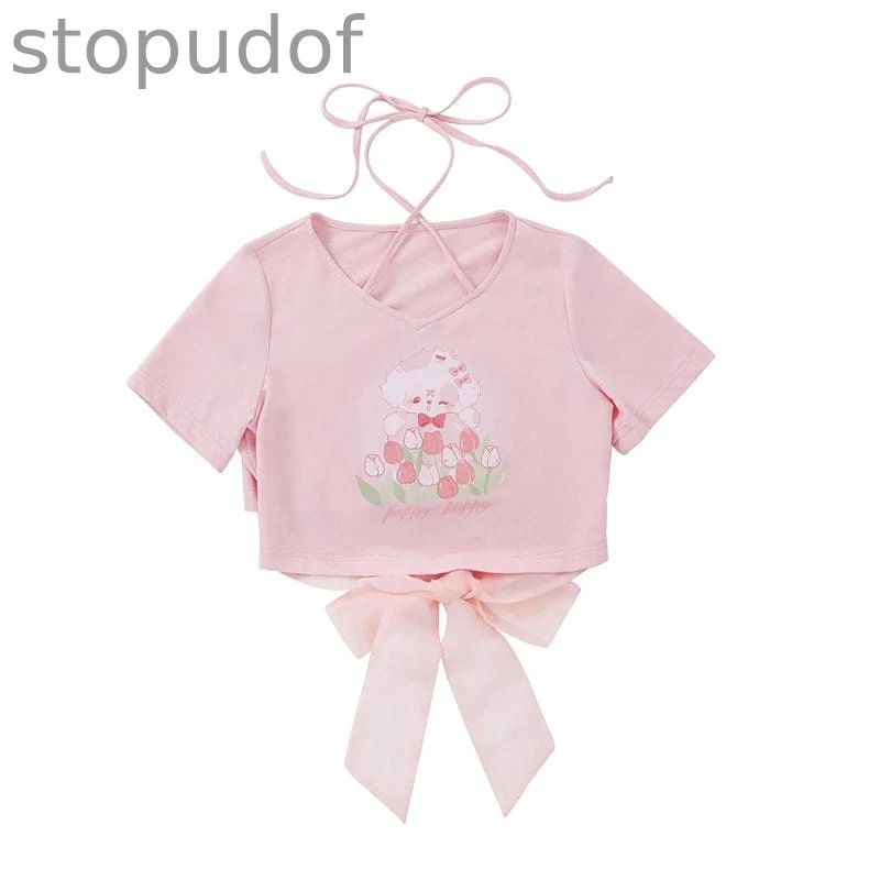 Spring Bunny Crop Top