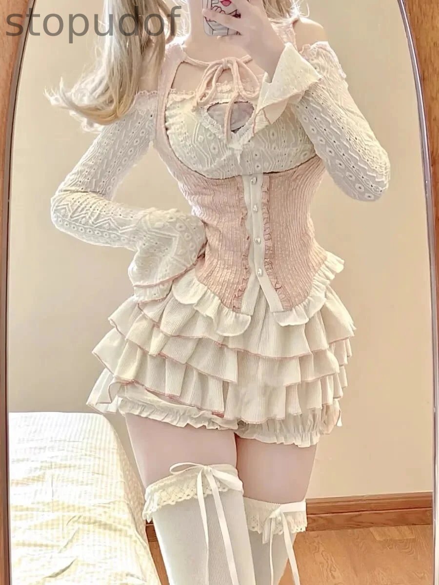 Cinched & Pretty Babydoll Outfit
