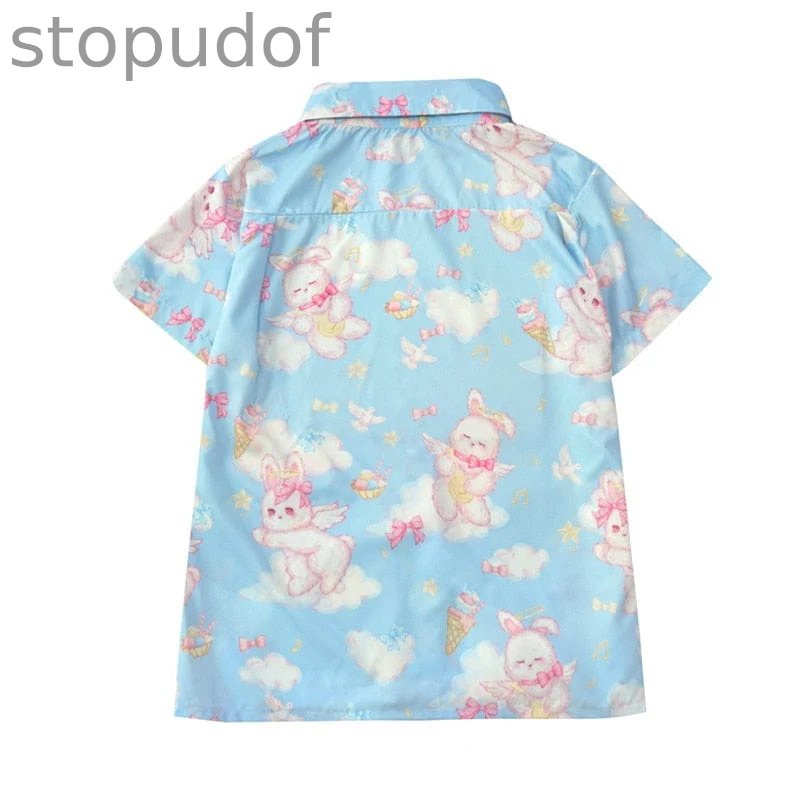 Angel Bunny Button-Up