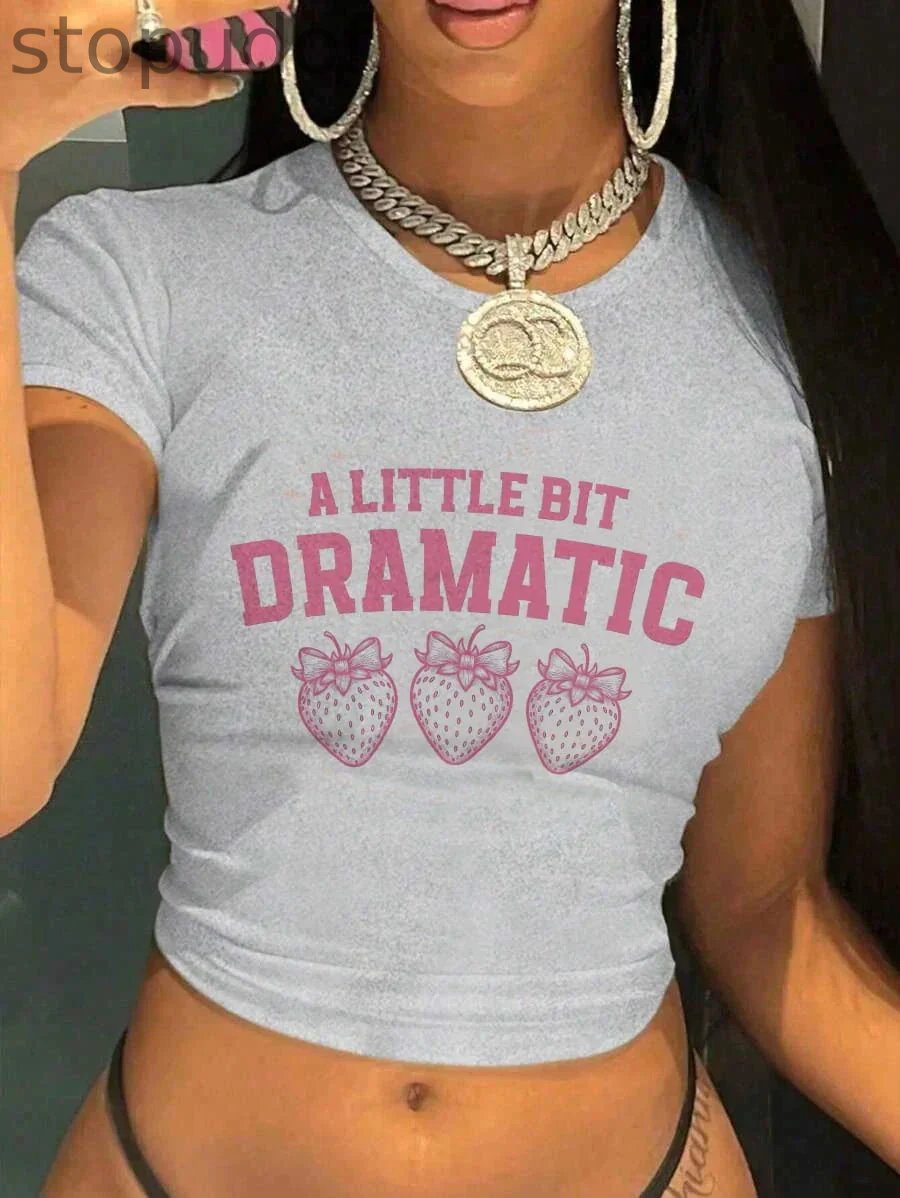 A Little Bit Dramatic Crop Top